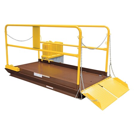 Vestil Truck Scissor Dock Lift 8x8 10K WL-100-10-88
